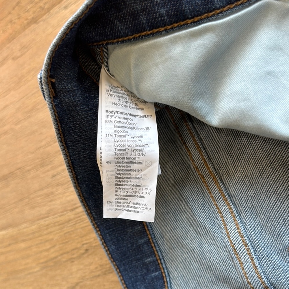 Madewell 10’’ High-Rise Skinny Jeans Classic Style Size 31 - Picture 4 of 8